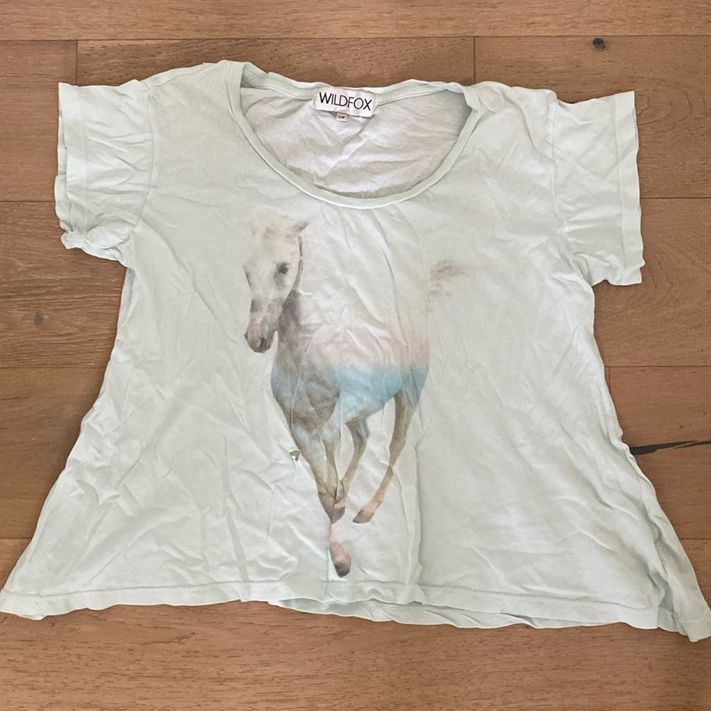 Horse tee in size XS